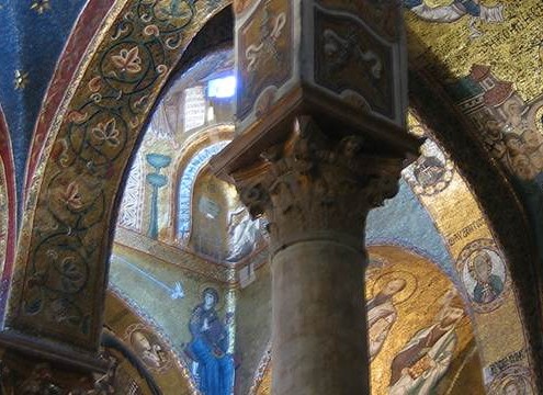 Mosaics of the Martorana Church - Palermo, Sicily - Italy